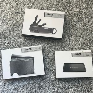Brand new the RIDGE slim RFID blocking wallet package.